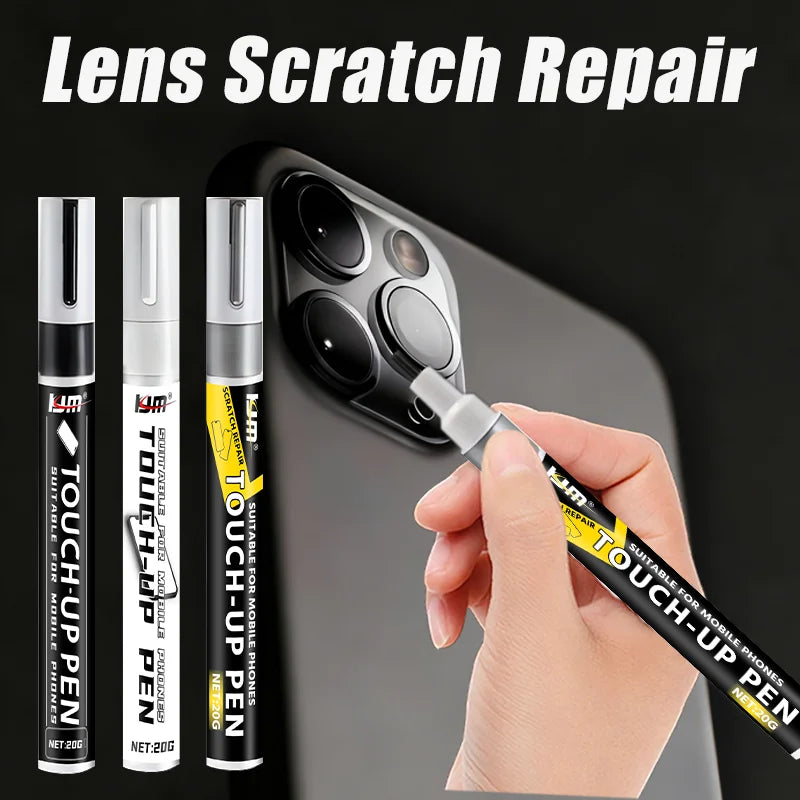 Black Touch-Up Paint Pen 20g - Scratch Remover For Mobile Phone, Camera, Black Surface Chipped Paint Repair Tool