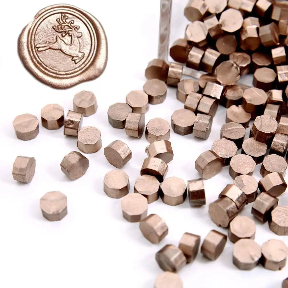 200pcs Octagon Sealing  Wax Beads for Wax Seal Stamp for Scrapbooking Cards Envelopes Wedding Invitations Gift Packaging