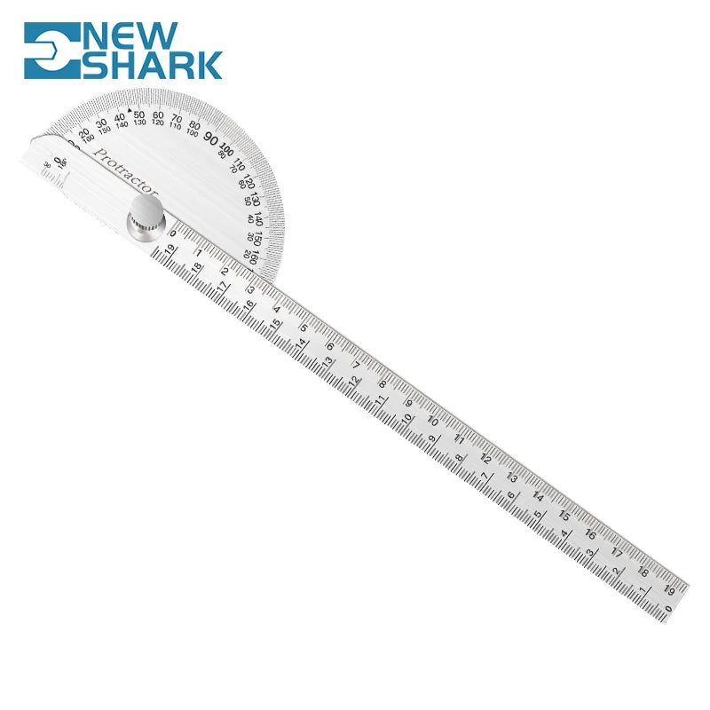 Thickened Stainless Steel Angle Gauge Measuring Angle Protractor Large Carpenter's Protractor Angle Gauge Angle Gauge