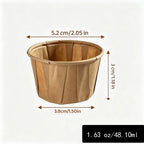 100pcs Disposable Paper Medicine Cups 1.63oz Mini Paper Cup for Medication Pills Distribution Food Tasting Cups Sauce Cups