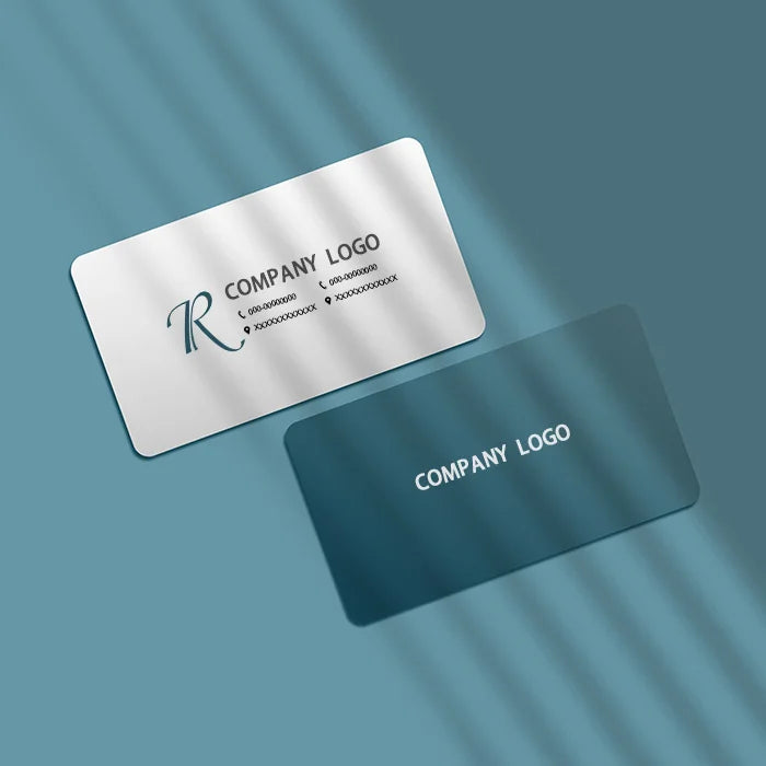 Custom PVC Business Cards Plastic Waterproof Cards Personalized Design Round Corners Glossy Matte Frosted PVC Business Cards