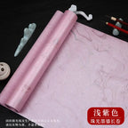 Sumi Art Wax Dye Pearlescent Ink Colorful Half Ripe Rice Paper Xuan Paper Scroll Multicolor Brush Calligraphy Creation Work Roll
