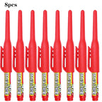 8Pcs 45mm Waterproof Long Head Nib Deep Hole Markers Pen Tile Carpenter Pen Multi-purpose for Woodworking Black/Blue/Red Ink