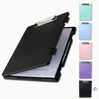Portable A4 Nursing Clip File Plastic File Box Clipboard with Storage File Box Organizer Folder
