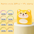 Custom Personal Name Stamp for Clothing, Waterproof and Fade-Resistant, Black and White Ink, Suitable for All Fabrics