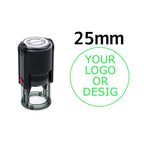 Custom Self-Inking Stamp 25/30/40/50mm Round Logo Design P Personalized Press-type Inking Stamp for Wedding Invitation Envelope