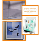 Wall-Mounted Document Organizer Practical Plastic File Holder File Paper Rack Wall Mounted/Hanging Document Paper Organizer