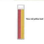 5 Colors 2.8mm Solid Woodworking Mechanical Pencil with Pen Cover 2B Black Yellow Red Lead Long Headed Carpenter Marking Pencil