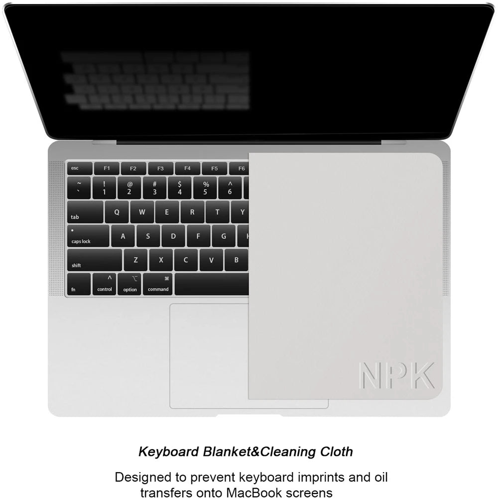 1Pc Microfiber Dustproof Protective Film Notebook Palm Keyboard Cover Screen Cleaning Cloth for Apple MacBook Pro 13/15/16 Inch