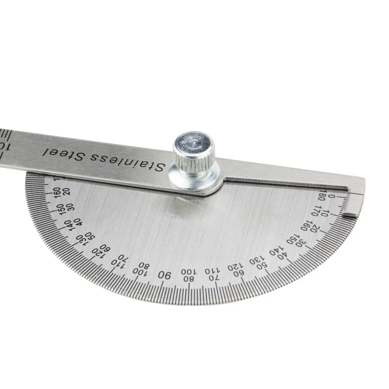 Goniometer Stainless Steel Protractor Metal Ruler Multi Angle Measuring Ruler Carpentry Tool Angle Meter Angle Finder Goniometro