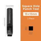 WUTA Basic 1pc Square Leather Punch Rectangle Hollow Oblong Hole Puncher Belt Strap Watch Band Cutter DIY Craft Leather Tools
