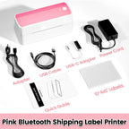 241 Bluetooth Thermal Label Printer Wireless Small Shipping Label Printer 4X6 Compatible with iPhone Android Mac Window