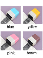 Creative Confidential Stamp Roller-Style Garbled Express Waybill Graffiti Stamp, School and Office Supplies, Privacy Protection