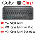 Keyboard Cover for Logitech MX KEYS S Mechanical Plus for Mac for Logi Protective Protector Skin Clear Silicone Case Accessories