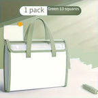 Portable Expandable Accordion File Folder Has 13 Pockets and Is Suitable for A4-sizedEnvelopes,and IsSuitable for Home,OfficeUse
