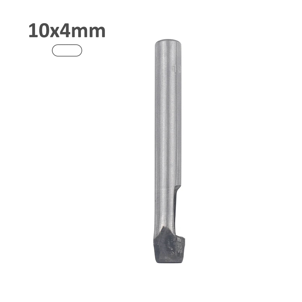 1Pcs Oval Faux Leathercraft Hole Punch Tool, 4mm Wide, 5-30mm Long for DIY Bags, Shoes & Belts - Heavy Duty Hand Crafting Tool