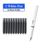 Fountain Pen Set Replaceable Ink Refill Calligraphy Multifunction Pens For Writing 0.38mm Office School Stationery Supplies