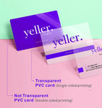 Custom PVC Business Cards Personalized Matte Plastic Cards Double-Sided Printing Durable & Waterproof Professional Branding
