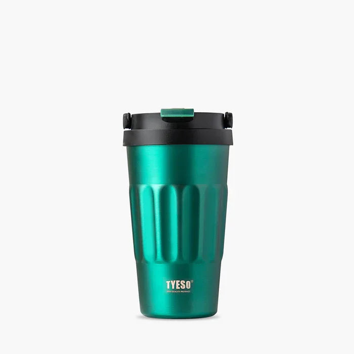 Tyeso 400ML/500ml Vintage Vacuum Flasks Insulated Coffee Mug 304 Stainless Steel Portable Travel Cup Handheld Thermos Hot Cold