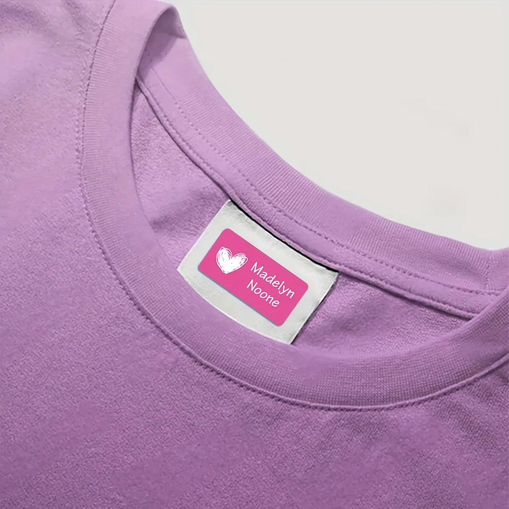 Custom Name Labels 121PCS 2 Sheets Personalized Stickers for Clothes, Lunch Boxes, Bottles, Kids School Supplies, Camp, Daycare