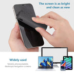 1/2/3pc 2 In 1 Screen Cleaner Spray Portable Tablet Mobile Phone Touch Screen Microfiber Cloth Dust Removal Cleaning Tool