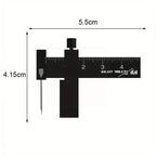 1PC Carving Ruler Mini T Square Isometric Parallel Marker Model Assistant Tool Needle
