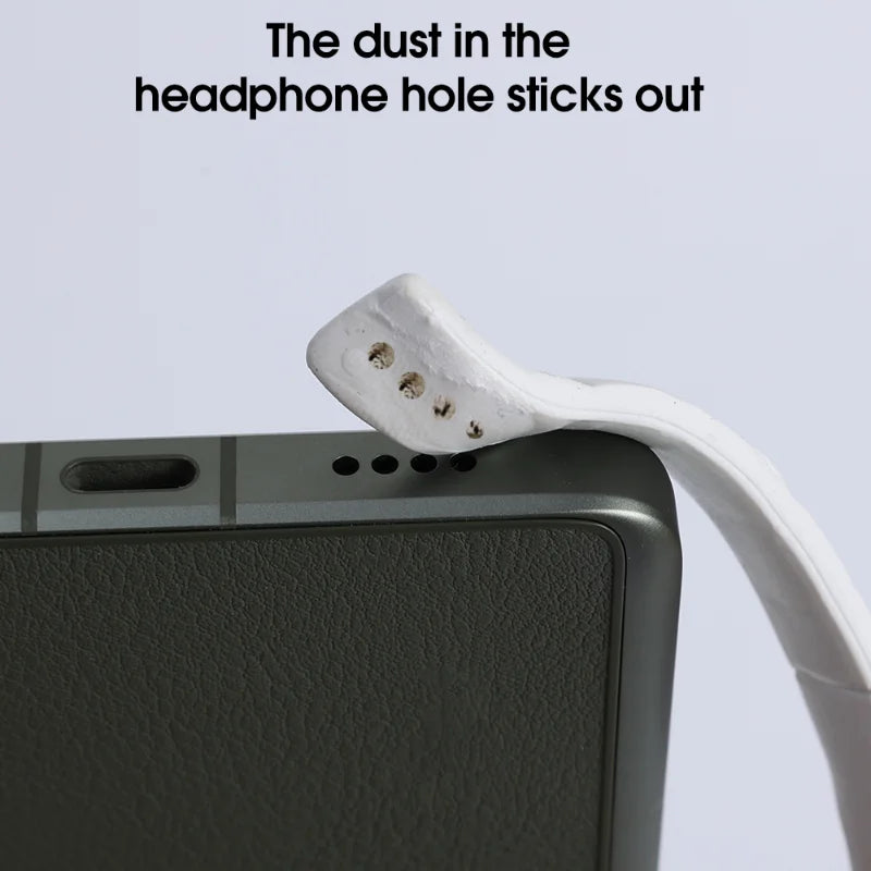 For Airpods Wireless Headset Cleaning Glue Blue Non-marking Glue for IPhone Samsung Phone Charging Port Keyboard Cleaner Clay