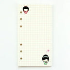 45 Sheets A5 A6A7 Loose Leaf Notebook Refill Spiral Binder Inner Page Weekly Monthly To Do Line Dot Grid Inside Paper Stationery