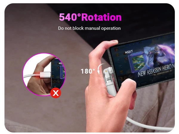 AUFU 3Pcs 9Pin Magnetic Type C Adapter 240W Fast Charging USB C To Type C Adapter OTG Connector For Samsung Xiaomi Lenovo Laptop