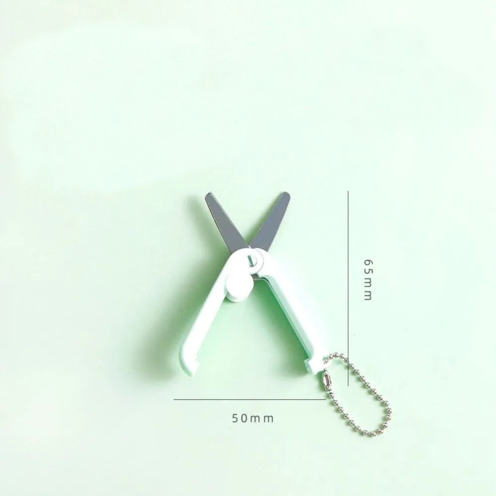 Portable Scissors For Office Students Mini Stainless Scissors Folding Scissors Multifunctional