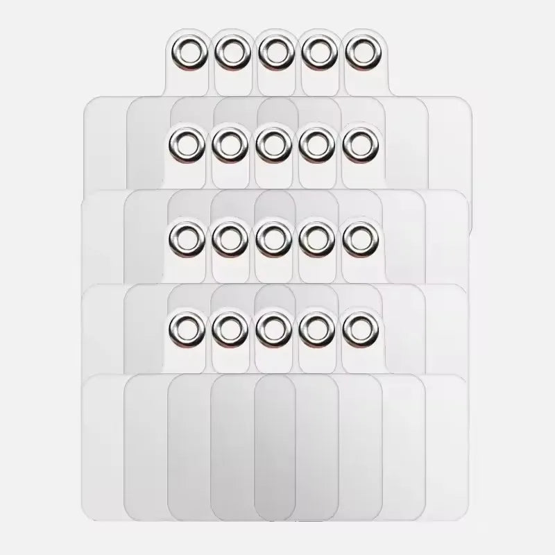 1-30pcs Strong Transparent Phone Lanyard Cads Universal Mobile Phone Flexible Tether Tabs Clear Hanging Strap Patches Cord Clip