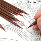Fine Line Art Brushes, Handmade, Chinese Calligraphy and Precision Designed Digital Painting Brushes
