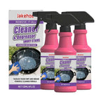JAKEHOE 120ml Barbecue Rack Cleaner Powerful Cleaning Stubborn Grease Removes Carbon Deposits Safe Formula No Damage for Grill