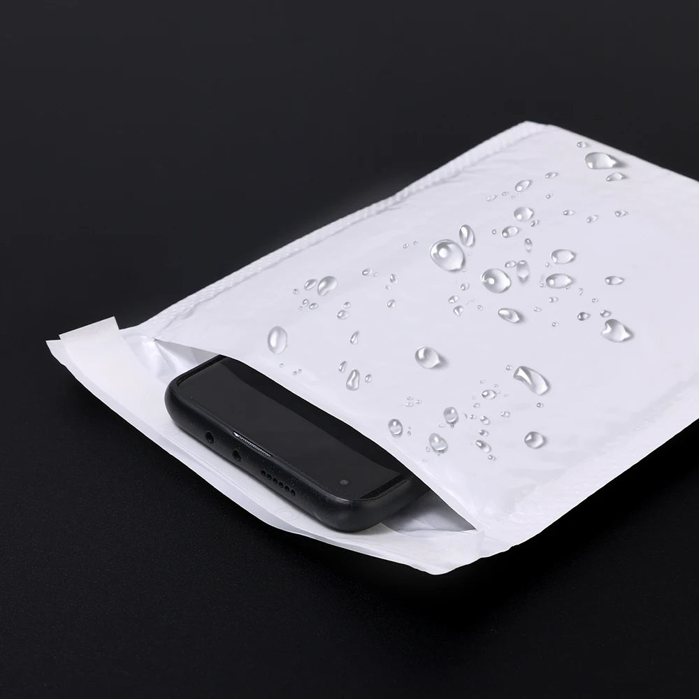 50-10Pack Bubble Envelopes Bags Self Seal Adhesive Padded Bubble Mailers Shockproof Anti Drop Envelopes Mailing Waterproof Bags