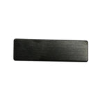 20pcs Laser Engraving Name Badge Holder Round Corner Stainless Steel Badge Blank Material 70x20mm
