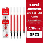 New Uni uniball Zento Flow Metal Rollerball Pen Aluminum Grip Gel Pens 0.5mm Water-Based Black Ink Ultra Smooth Writing Japan