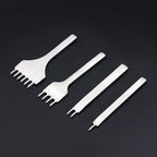 DIY Leather Craft Punching Hole Tool Leather Stitching Sewing Punches 1+2+4+6 Leather craft Spacing Punch Tools 3/4/5/6mm