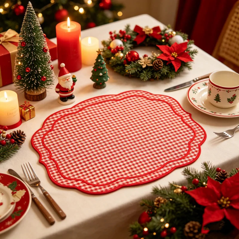1PC Various Thick Embroidered Cloth Napkins Suitable for Home Weddings and Parties Reusable Customization
