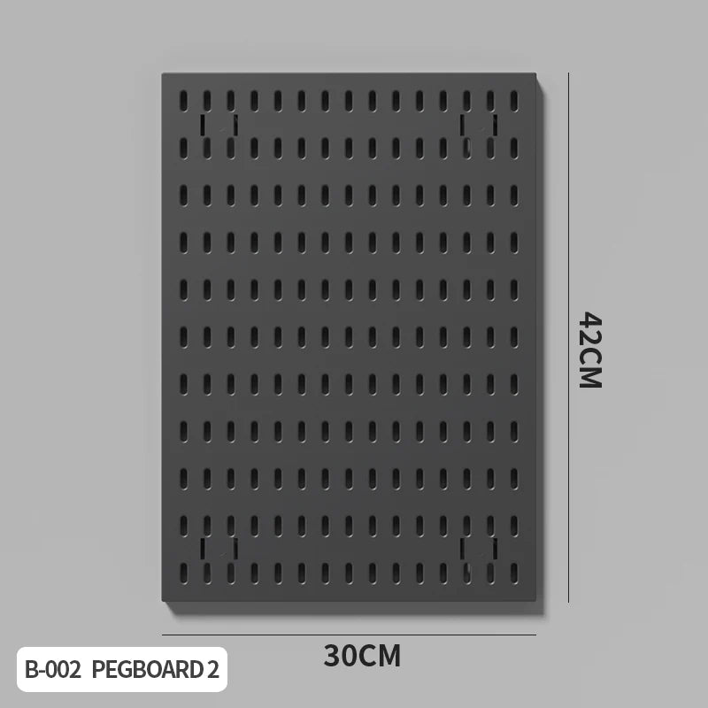 Desktop Standing Pegboard For Home And Office Use. Freely Combinable Accessories For Organizing Stationery.