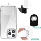 1-30pcs Strong Transparent Phone Lanyard Cads Universal Mobile Phone Flexible Tether Tabs Clear Hanging Strap Patches Cord Clip