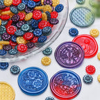 100Pc Glitter Sealing Wax Seal Stamp Wax Beads Scrapbook Material Wedding Birthday Party Invitation Stamp DIY Stamp Decoration