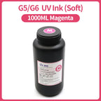 1000ML LED Curable UV Ink For Ricoh G5 G6 Gen3 Gen4 Gen4L Gen5 Gen5i Gen5S Gen6 G3 G4 G5i Printhead Hard Soft Neutral UV Ink