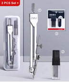 Stainless Steel Drafting Set Durable Drawing Compass Math Geometry Circles Tool School Supplies