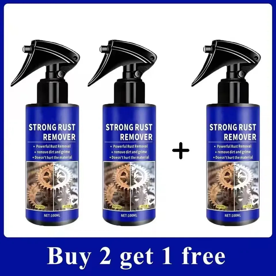 1/3PCS Rust Remover Spray Metal Car Bike Household Tools Providing Surface Powerful Protection Car Brake Pads Iron Metal Surface