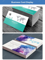 100PCS Custom Logo Color Double-Sided Small Business Card Thank You Card Gift Card 300gmg Paper 9x5.4cm