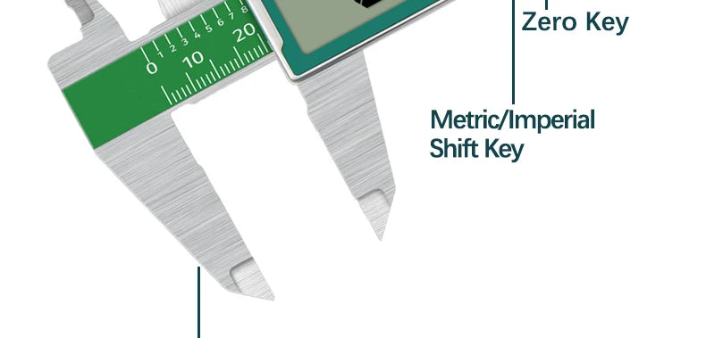 6inch Full Screen Digital Caliper Stainless Steel Metal Caliper 150mm LCD Large Screen Electronic Vernier Caliper Measuring Tool