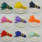100pcs Satin Napkins For Wedding Party Decor Square 30cm Table Dinner Napkin Restaurant Supplies Christmas Birthday Tea Towels