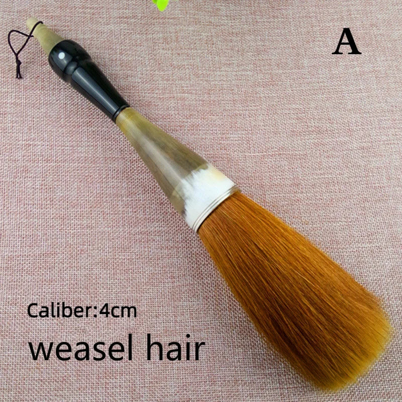 Chinese Calligraphy Brush Oxhorn Pen holder Brush Pen Extra Large Mixed Hair Painting Writing Brushes Art Stationary Supplies