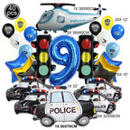 Police Party Plates Napkins Police Birthday Party Tableware Set Police Officer Car Party Decorations Favors Police Theme Party