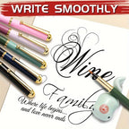 1pc Calligraphy Brush Pen,Ink-adding Fountain Pen with Fine Tip for Hand Lettering,Art Drawing,Journaling for Adults,Students